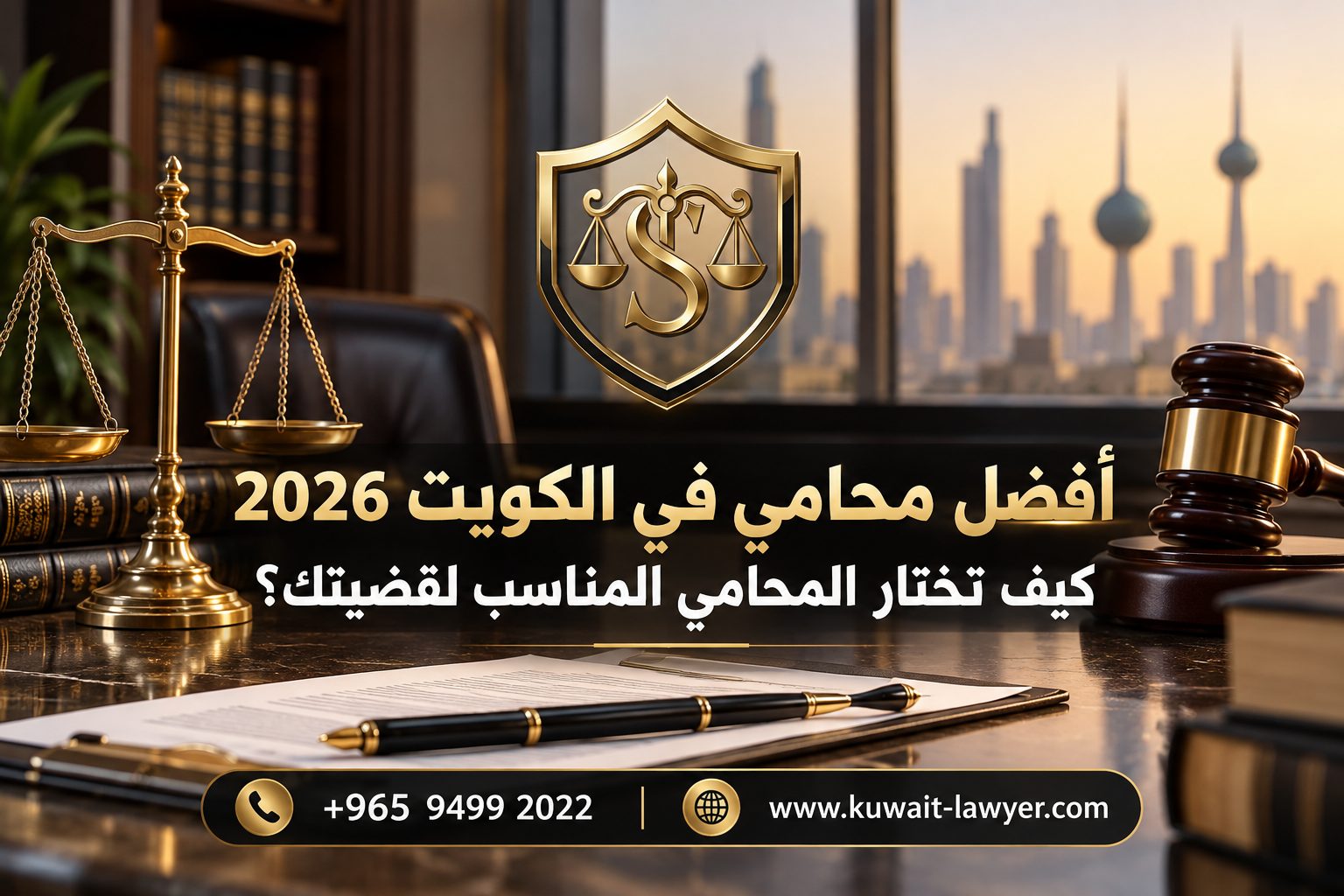 أفضل محامي في الكويت 2026: كيف تختار المحامي المناسب لقضيتك؟